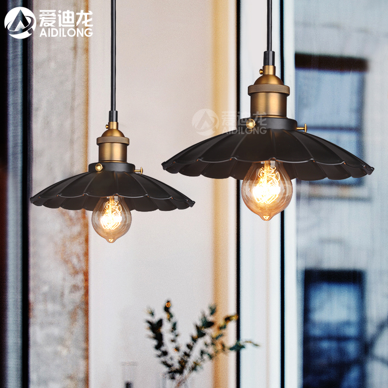 Nordic Iron Tea House Retro American Industrial Lights Clothing Store Cafe Chandelier Bar Milk Tea Shop Lamps