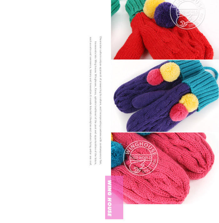 Gants pour fille en de laine - Ref 2151342 Image 10