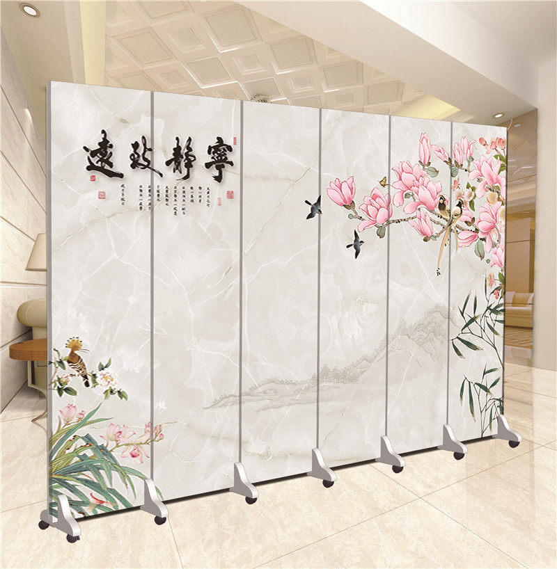 Chinese screen Bedroom block home decoration partition wall Living room Hotel office Folding mobile double-sided folding screen