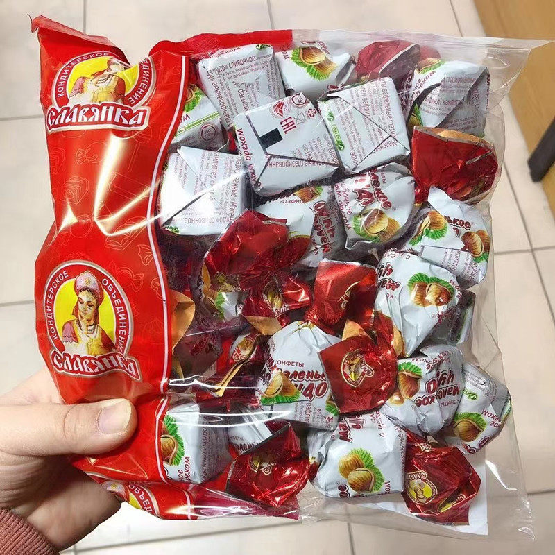 Russia imports Slav candy candy candy chocolate chocolate chocolate chocolate 500g