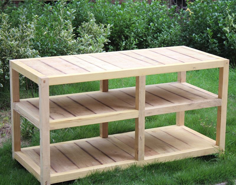 This @ samwood full solid wood quality mortise and tenon double 23 four-layer cabinet rack sound power amplifier rack sound rack solid wood