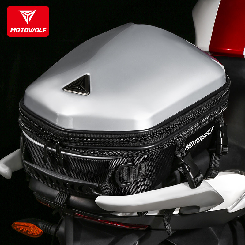 Motorcycle equipment Knight riding helmet Travel backpack Rear seat tail box Motorcycle motorcycle portable hard shell tail bag
