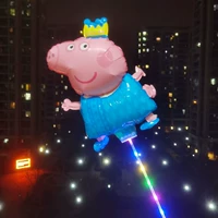 Синий воздушный шар с подсветкой, 10 шт