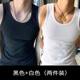 1/2 ສິ້ນ sleeveless bottoming vest men's summer coarse thread elastic slim sweatshirt fitness sports sweat-absorbent muscle T-shirt