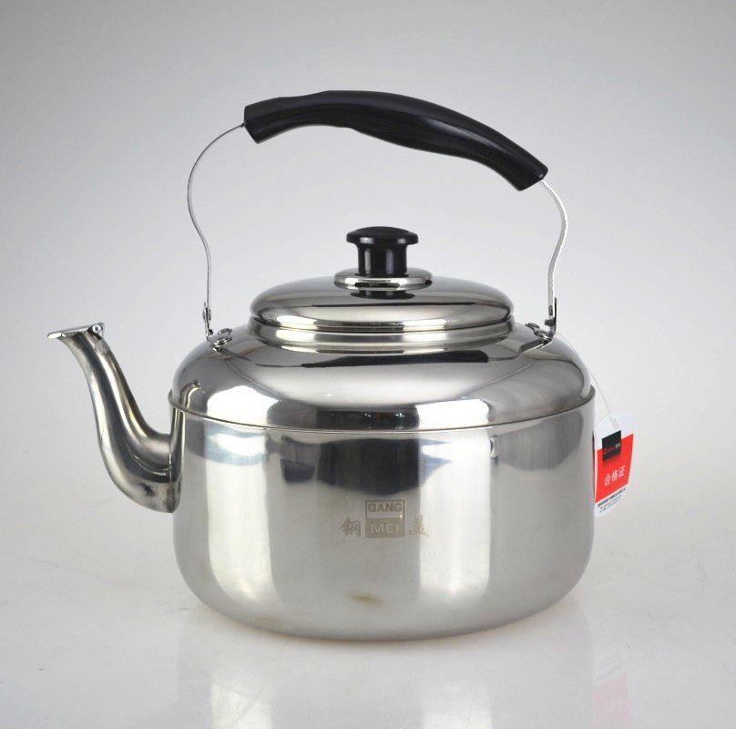 10L super large steel beauty thickened B-type whistle stainless steel kettle for gas induction cooker