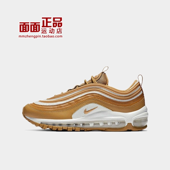 Nike NIKE AIR MAX 97 Golden Bullet Women's Full-length Air Cushion Sports and Casual Shoes 921733-702