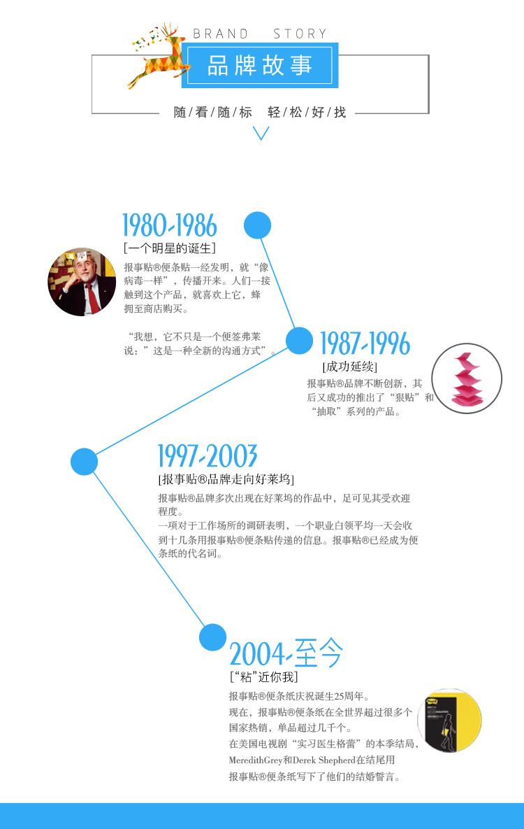 3M标签索引贴抽取式签名指示标签可粘贴彩色书签荧光标记贴n次贴