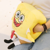 Cartoon cute plush hand warm treasure woman does not charge hand cover bag cover nap office hug pillow student dormitory