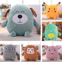 Cartoon Cute Puppy Plush Warm Hand Baby Girl Double Meddling Uncharged Warm Hand Cover Holding Pillow Birthday Gift Student Male