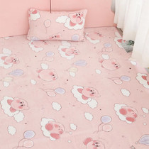 Star Kirby flannel blanket office nap cover leg blanket lunch break coral fleece blanket dormitory sheets summer