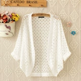 Кружевной летний кардиган, куртка, рубашка, накидка, популярно в интернете