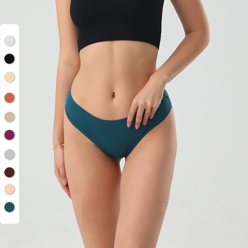 2023 Summer New Style Close-Fitting Low-Waist Cotton Large Size Underwear for Women Seamless Sexy Women's Briefs Brazilian Briefs
