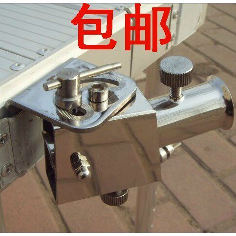New Fishing Bench Accessories Large Fully Thickened Stainless Steel Universal Universal Gun Bench Huamei Fishing Bench and Cannon Bench Seat