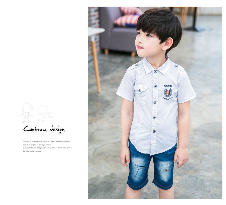 Chemise garcon à manche longue - Ref 2079514 Image 41