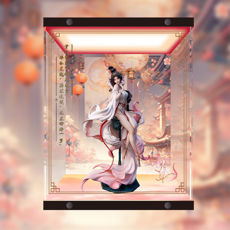 【Haotian Huanyu】Special Acrylic Display Box for Sugar King Zhou Yiling's Tail Contract Little Nine Figure 【Haotian Huanyu】Special Acrylic Display Box for Sugar King Zhou Yiling's Tail Contract Little Nine Figure