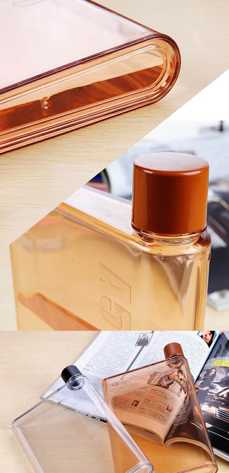 Máy tính xách tay sáng tạo kiểu dáng thể thao ngoài trời du lịch cầm tay chai nước trẻ em 430 ml cốc nước cầm tay bằng nhựa bình nước quifit