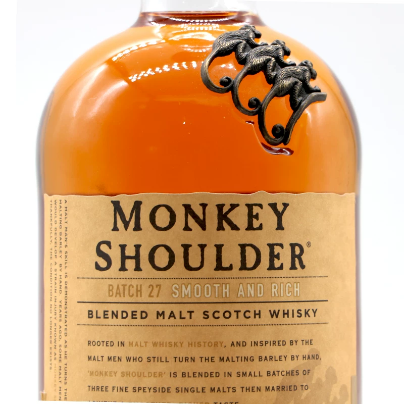 Monkey shoulder with golden monkey pure wheat mixed whiskey three monkeys Monkey Shoulder