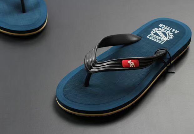 AF mới dép xỏ ngón nam hươu mùa hè màu chống trượt cao su đế ngoài đế ngoài dép nam - Dép shop dép nam