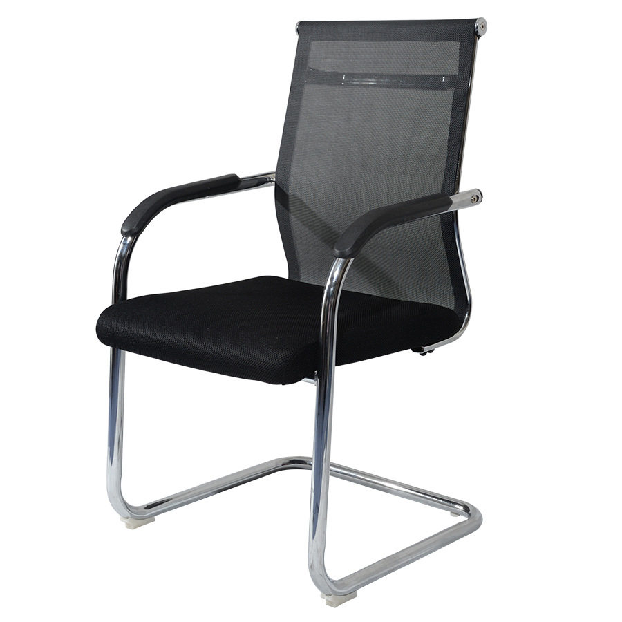 Guangzhou office furniture staff office chair mesh swivel chair leisure computer chair ergonomic steel frame chair