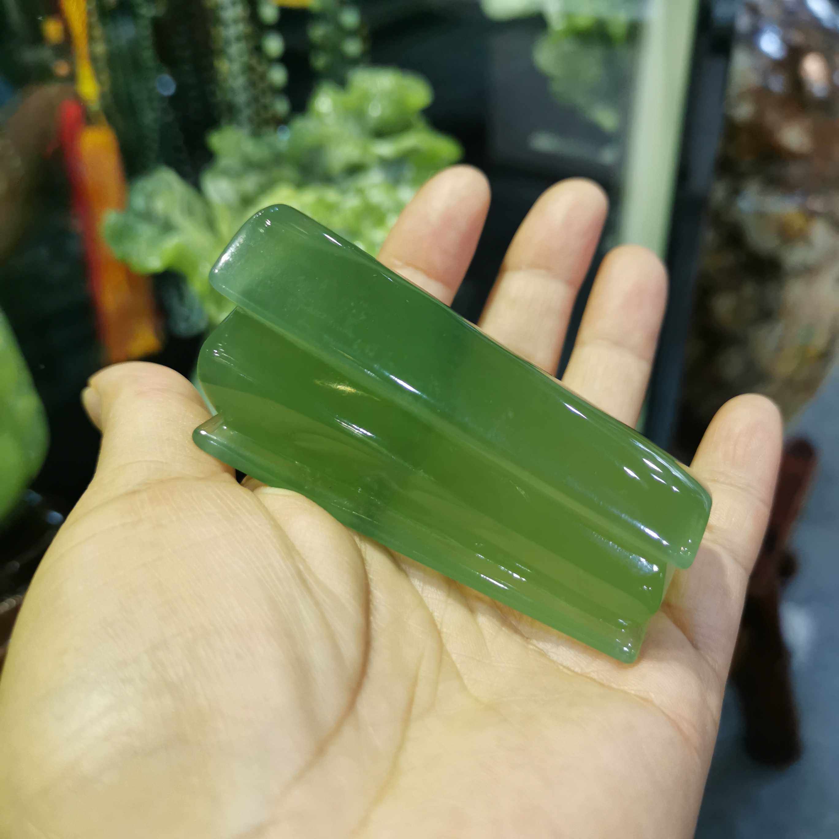 Xiu jade coffin swing piece jade coffin handlebar piece green 180 expected to play mini-promotion official hair office