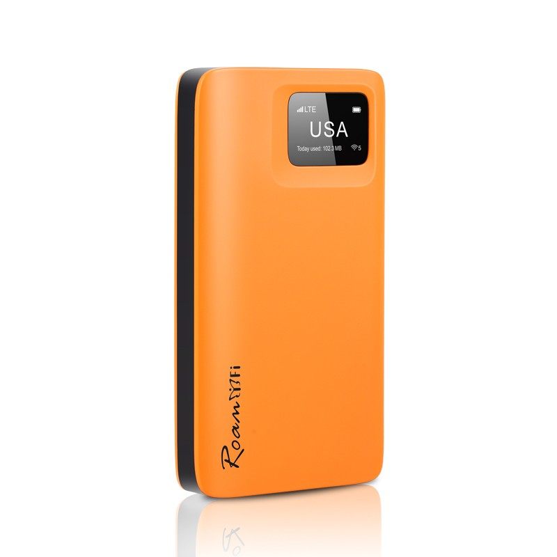 RoamWiFi R10 4G router with mobile data and portable Wi Fi, suitable for multiple countries