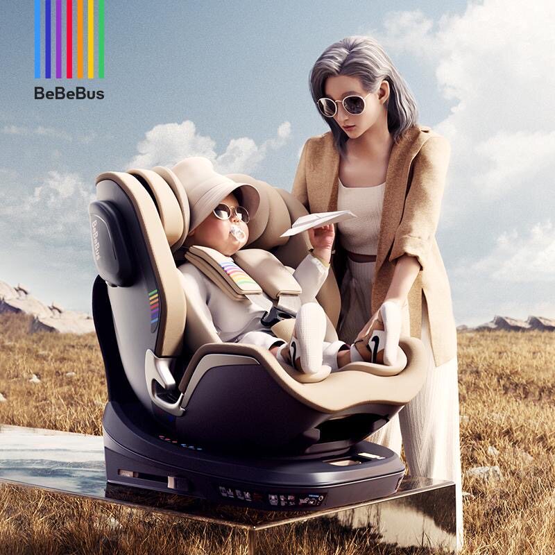 BeBeBus newborn baby safety seat astronomer pro0-6 years old baby child car load 360 rotation