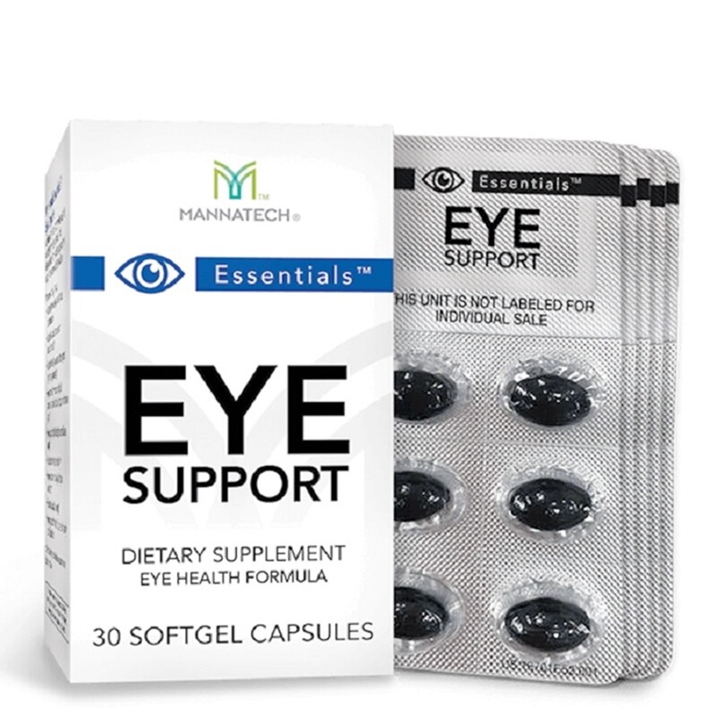 Mannatech Eye-Protecting Vitamin a Lutein Imported Capsules for Vision Care for Adults, Middle-Aged and Elderly People