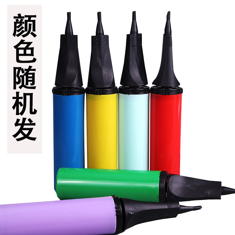 Hand-type balloon inflator pump inflating machine net red aluminum film Popo ball blow ball Wedding Accessories Portable inflator