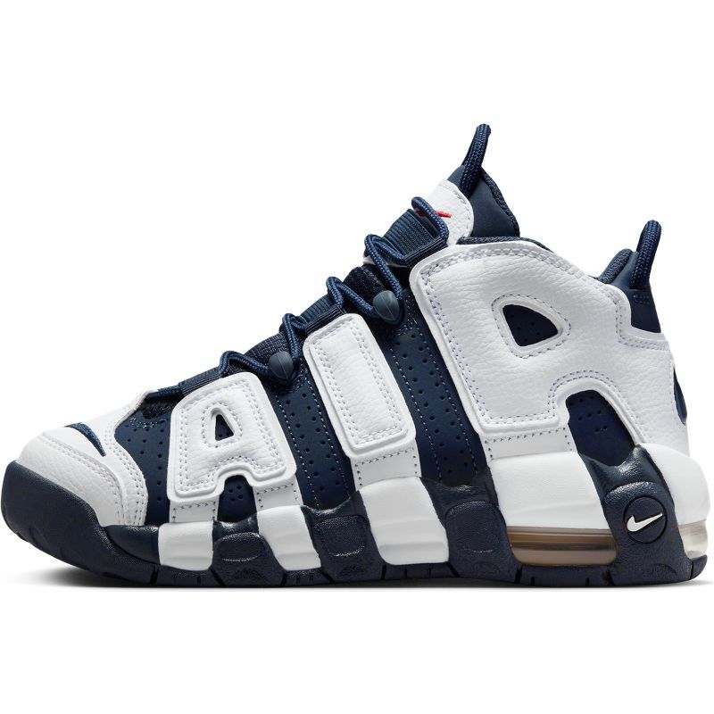 Nike Air More Uptempo White and Blue Gs High-Top Casual Sports Basketball Shoes Fv5371-100 Nike Air More Uptempo White and Blue Gs High-Top Casual Sports Basketball Shoes Fv5371-100