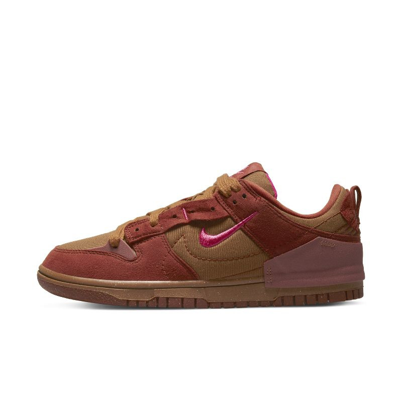 Nike Dunk Low Disrupt 2 Nike Women's Brown Red Women's Low-Top Casual Sneakers Dh4402-200 Nike Dunk Low Disrupt 2 Nike Women's Brown Red Women's Low-Top Casual Sneakers Dh4402-200