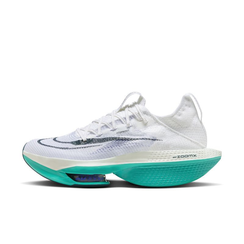 Nike Air Zoom Alphafly Next%2 White Green Men's Low-Top Running Shoes Dn3555-100