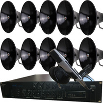 500W220V Bluetooth high-power power amplifier rural radio epidemic prevention propaganda loudspeaker outdoor tweeter loudspeakers