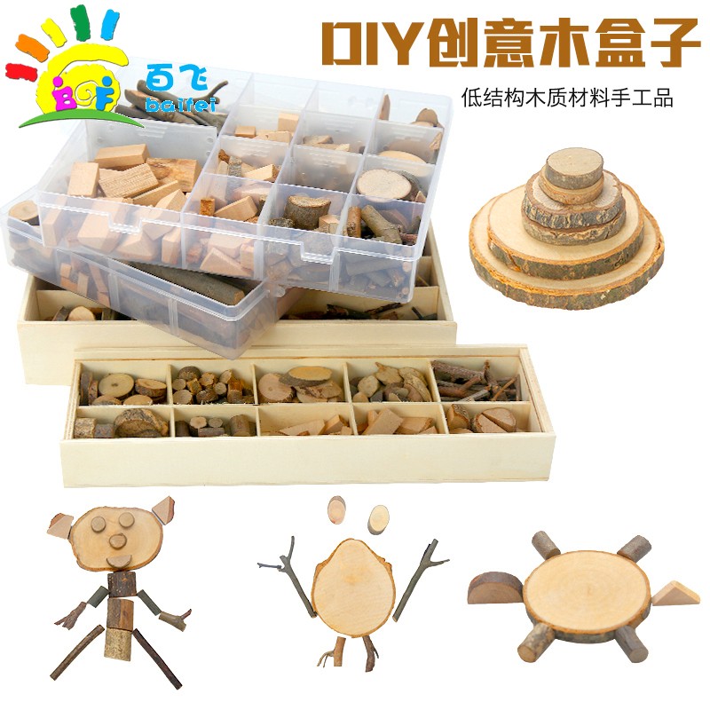 Natural branches dry flower materials kindergarten diy hand creative decoration of the Area Activity Area