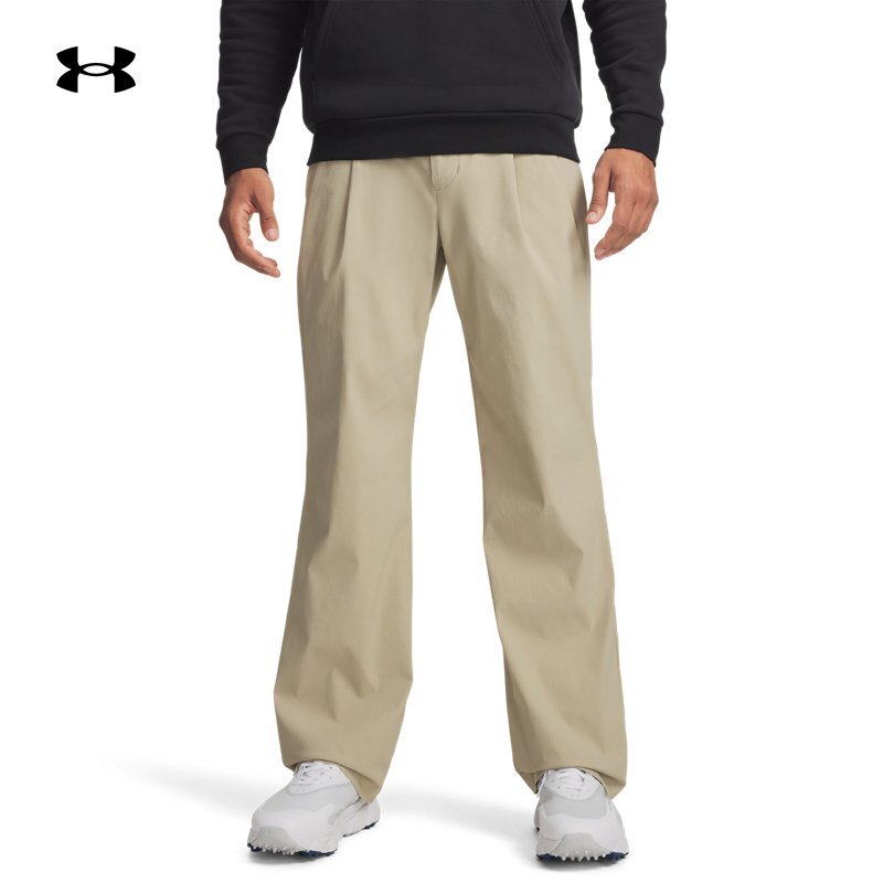 Under Armour Official Ua Spring/Summer Drive Pleated Men's Straight-Leg Golf Sports Pants