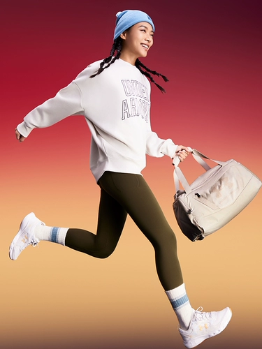 Официальная женская флисовая толстовка для спорта и отдыха Under Armour UA на осень и зиму Rival Varsity 6007880