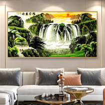 Oil painting decorative painting hand-painted Rising Sun Dongsheng hand-painted filling oil color painting hand-diy figure relief digital filling living room