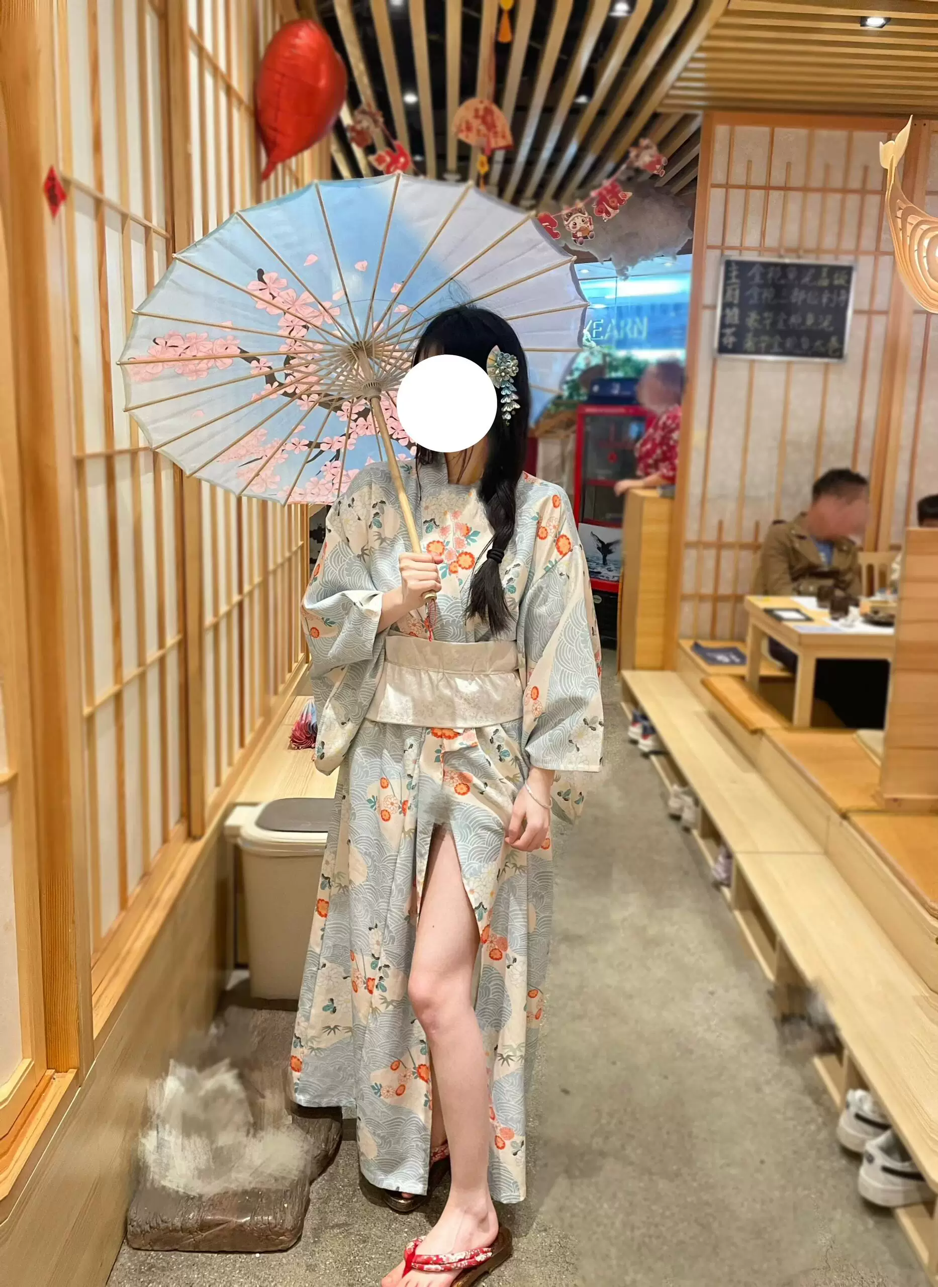 Japanese black bathrobe, set, wide color palette