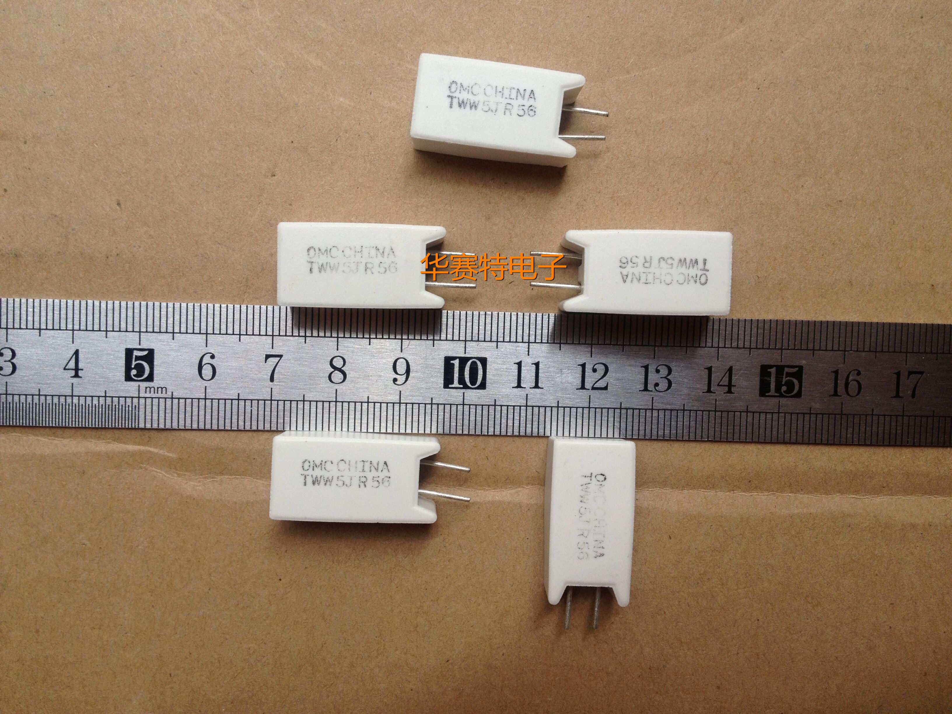 Brand new TWW 5JR56 vertical ceramic TWW5JR56 cement resistance 5W 0 56R 56 0