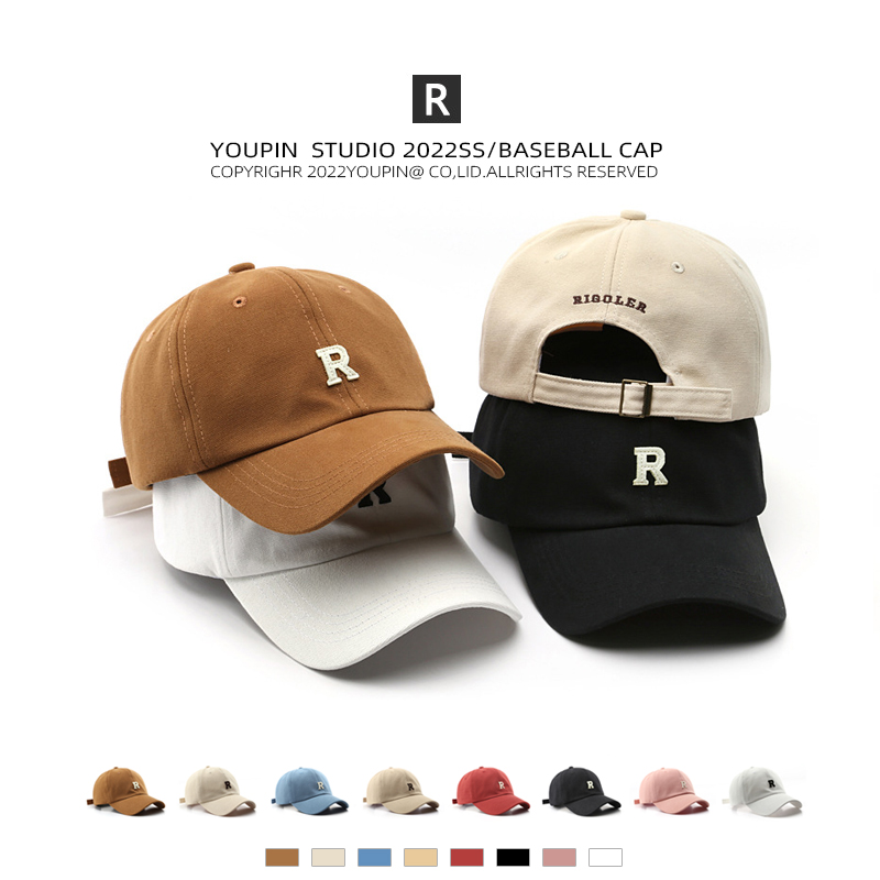Hat Men and Men Korean version Fashion baseball cap Spring Summer Soft top Duck Tongue Cap Tide Cards Autumn winter Outdoor Leisure sun hat