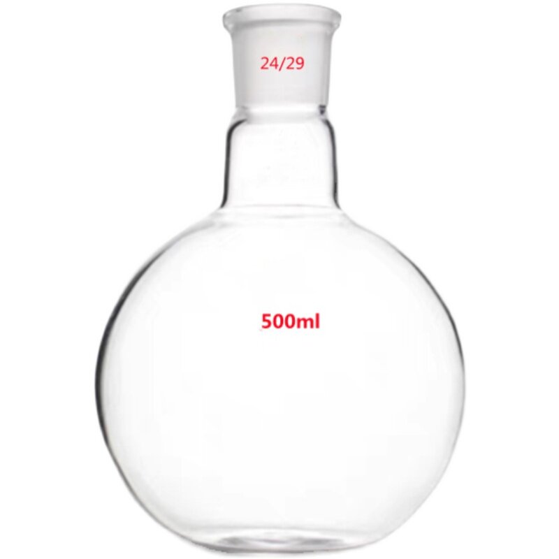单口平底烧瓶50/100/150/250/500/1000/2000ml厚玻璃高硼硅耐高温