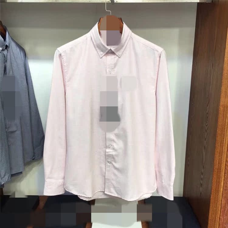 Áo sơ mi cotton mới Xu hướng nam dài tay thông thường áo sơ mi nam trắng