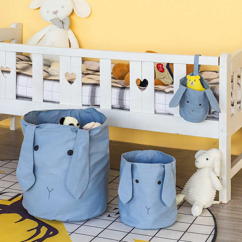 Round Ben children Dirty Clothes Barrel Cloth Art Can Fold Toddler Toys Miscellaneous snacks Containing Bucket Clothing Collection Bag