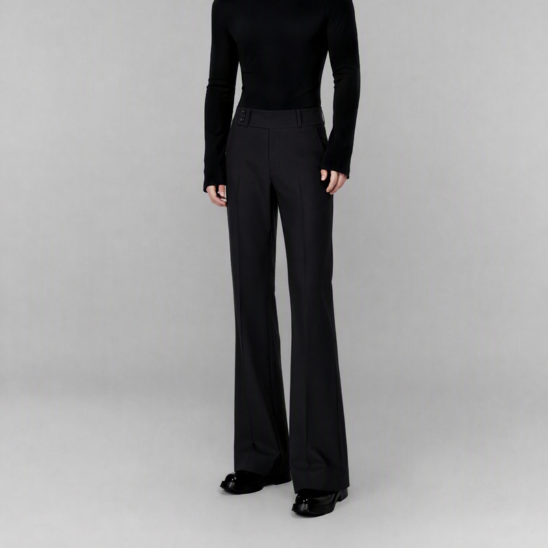 Fredomzone Slim Fit Flared Dress Pants That Make Legs Look Longer, Have a Draping Effect, Are Wrinkle-Resistant, No-Iron, High-End Suit Pants for Men, Group Uniform Fredomzone Slim Fit Flared Dress Pants That Make Legs Look Longer, Have a Draping Effect, Are Wrinkle-Resistant, No-Iron, High-End Suit Pants for Men, Group Uniform