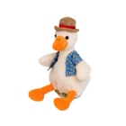 抖音同款复读鸭玩偶娃娃加油沙雕鸭录音公仔毛绒玩具学舌唱歌跳舞