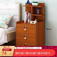 Rộng 25 / 30cm nhỏ căn hộ nhỏ tối giản hiện đại tủ tủ đầu giường tủ khóa tủ góc hẹp siêu nhỏ - Buồng giá sách gỗ