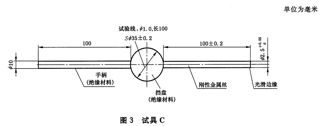 GB/T16842图3试具C