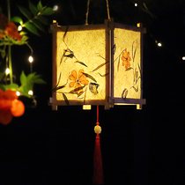 Mid-Autumn Festival Lantern Shine Children Handmade Lanterns Diy Materials Bag Homemade Ancient Wind Paper Light Hand Palace Lantern Lanterns