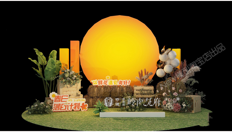 图片[6]-2023现代网红美陈花艺3d单体街头商场雕塑创意造型3dmax模型素材-cg男孩