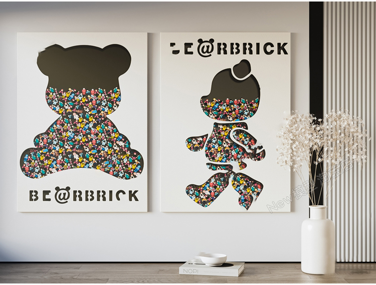 图片[46]-抽象动物装饰画3dmax单体挂画现代中式画板摆件3d模型 库设计素材-cg男孩