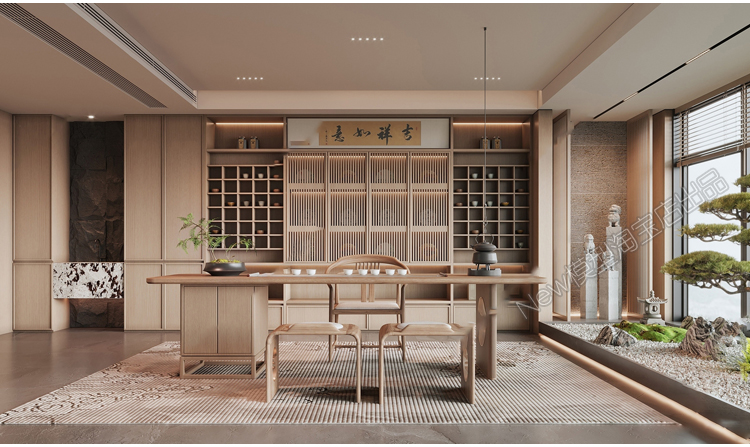 图片[30]-2023新中式室内家装场景中式家具客厅餐厅卧室厨房3d模型库3DMAX-cg男孩